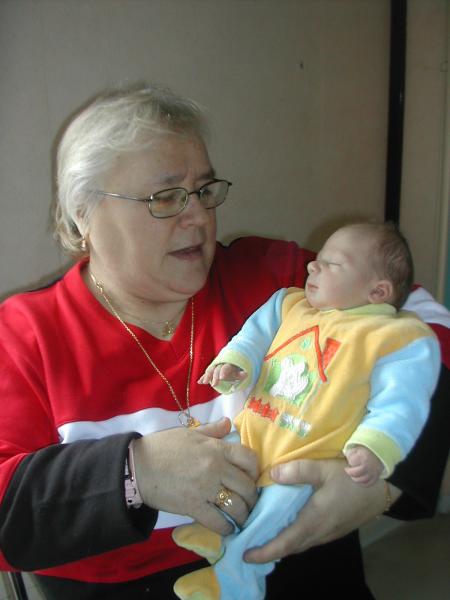 Avec mamie Josianne